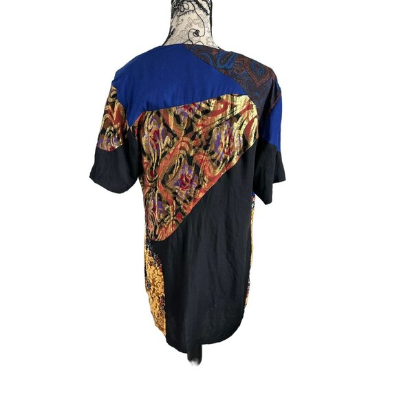 HD IN PARIS Anthropologie Fabric Brocade Shift Dress Size US 6 - Picture 3 of 6